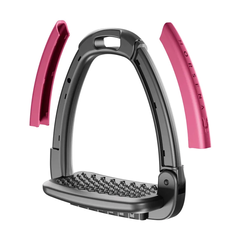 Horsena Swap Stirrup Extra Covers in Sunset Lavender-1